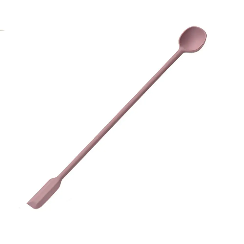 Silicone Spatula Beauty Tools Stirring Spoon Party Supplies Coffee Spoon Kids