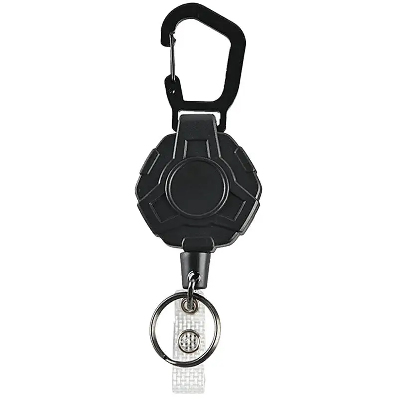 Retractable Keychain Flexible Outdoor Multifunctional Drawstring Buckle Keys Storage Abs Multitool