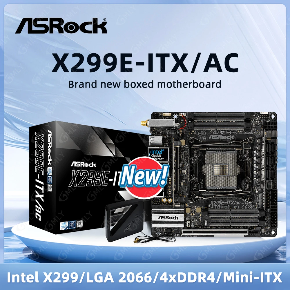 ASRock X299E-ITX/ac Mini ITX Motherboard DDR4 Intel X299 LGA