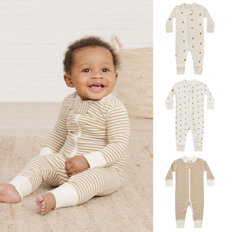 Baby Bodysuits comfotable Baby Romper New Spring Autumn Kids Clothes Boys Girls Long Sleeve Cute Printed Cotton Jumpsuit Infants Casual Pajama Romper 0-2Y bulk baby bodysuits	