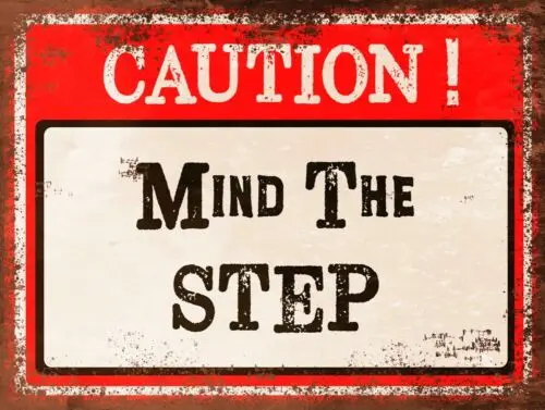 

Внимание! Учтите, что шаг, ретро Реплика винтажного стиля, металлический знак/зубной подарок