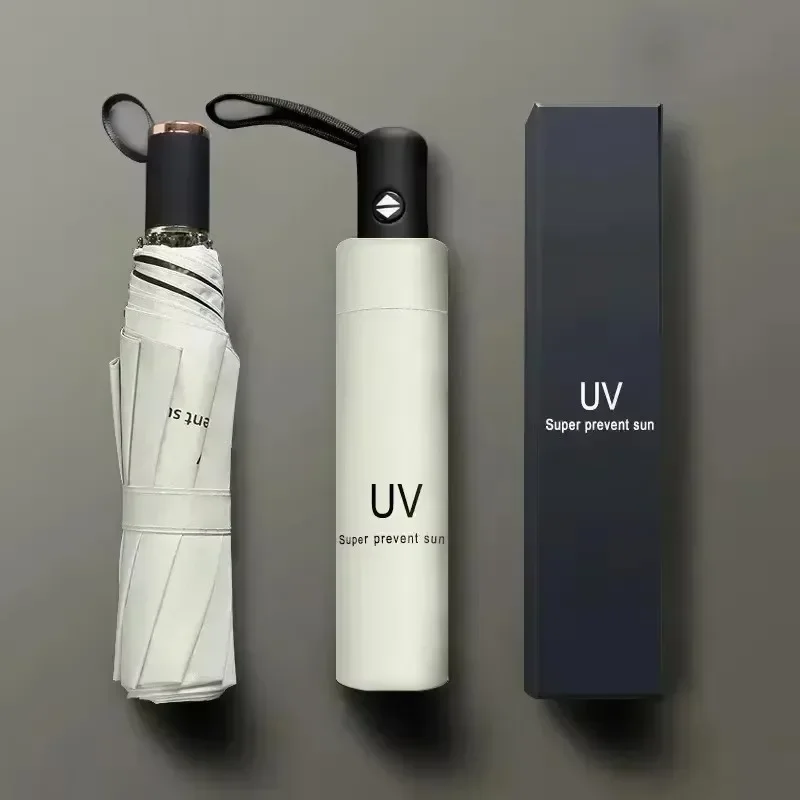 Umbrella Male and Female Folding Sun and Rain Dual Automatic Sun Protection UV Protection Sunshade Umbrella automatic umbrella