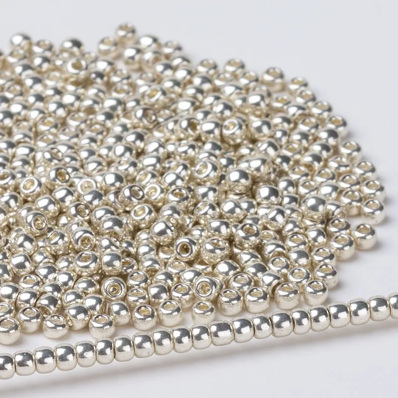 Stone Beads Taidian Round Metallic TOHO Beads Japan For Jewelry Making 10grams/Lot 11/0 About 1000 Pieces stone beads