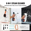 VEVOR Steam Mop Sweeper, 8-in-1 Hard Wood Floor Cleaner with 7 Replaceable Brush Heads,with 2 pcs Machine Washable Pads 4