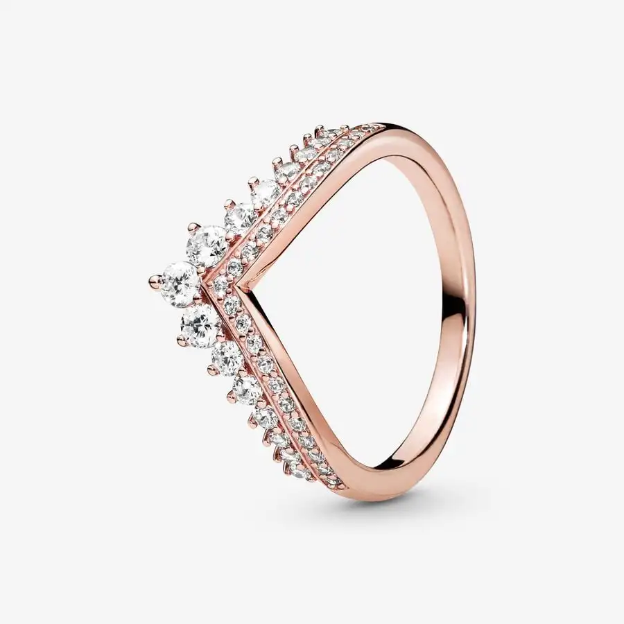Disney Row Of Hearts Ring Fashion Sparkling Women Fit Original Pandora Compatible Fine Jewelry Gift with fashion rings fashion ring finger rings
