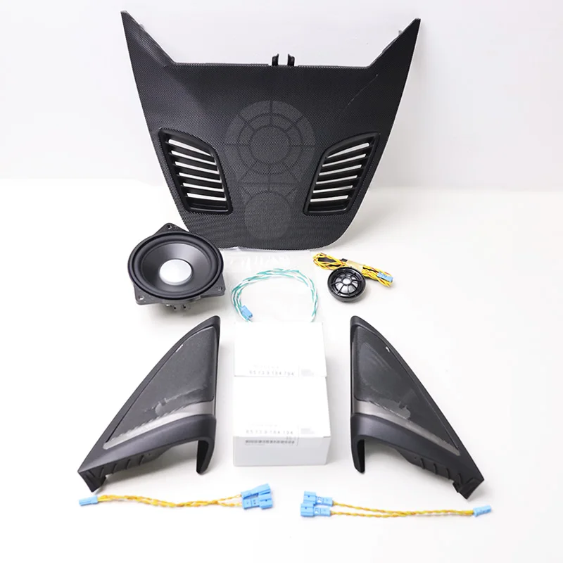 

Звуковой гудок для BMW G30 G38 5 Series, колонки-колонки с тремя центральной консолью, музыкальные оригинальные крышки передних динамиков