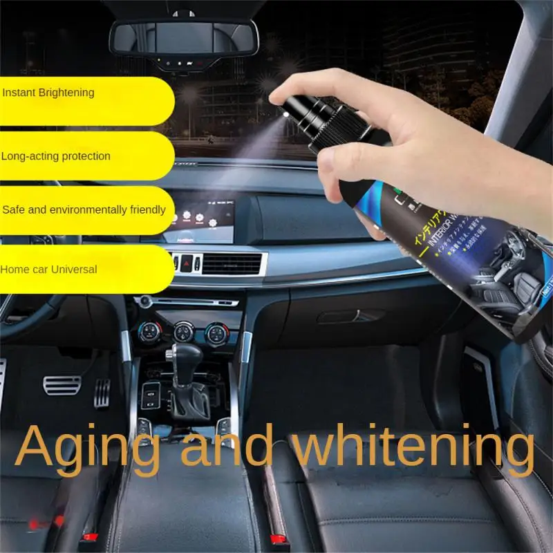 

C5C Car Plastic Renovator Liquid Auto Interior Leather Plastic Restorer Polish Refurbishment Protects Car Exterior Wax