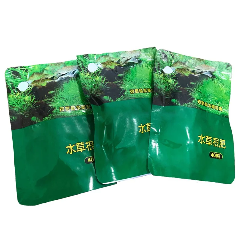 Aquatic Plant Water Root Organic Resin Wraps Fertilizer Condensed Aquarium Fish Tank Cylinder Fish Tank Nutrition 40Pcs/lot