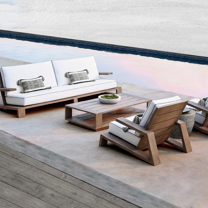 

Outdoor sofa teak