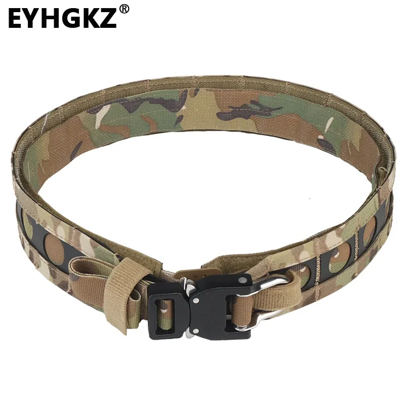 

EYHGKZ Tactical Hunting Quick Release Combat Belts Waistband Outdoor Equipment CS Shooting Airsoft Paintball Training Acessories