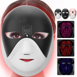 LED Rechargeable Near Infrared Photon Therapy Skins Rejuvenation Facial Beauty Mask Machine Therapy Wrinkle Tighten Skin Tool