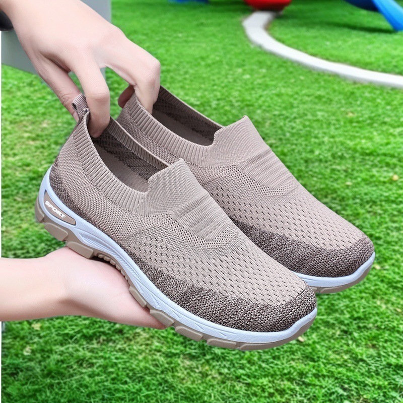 2025 New Men's Casual Shoes Spring and Summer Middle-aged and Elderly One-pedal Lightweight Soft-soled Breathable Shoes