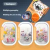 Claw Catch Toy Doll Machine Toy with Music and Light Play Game Claw Catch Toy Children Interactive Toys for 6 Months and Up Kids 6