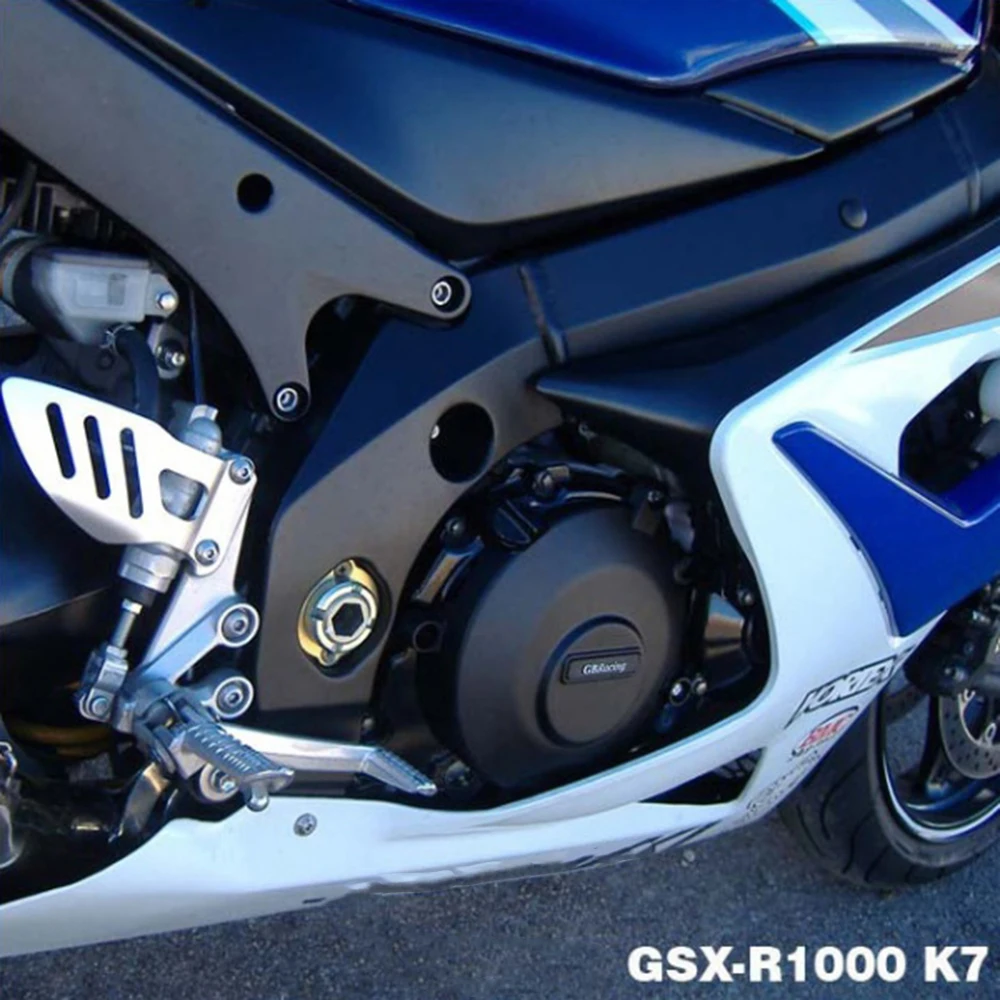 GB Racing GSXR1000 2005 to 2008 Motorcycle Engine Protect Cover For SUZUKI Body & Frames Clutch Pulse Protection Cover Parts