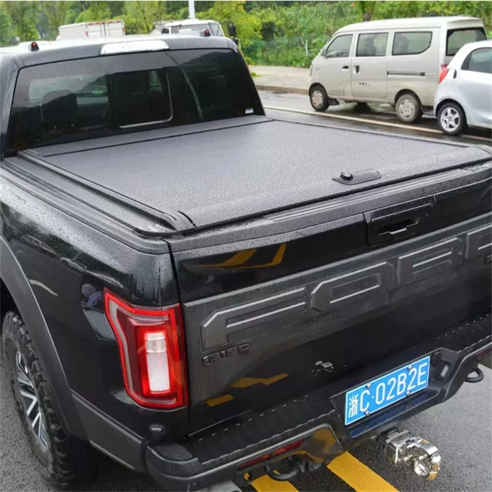 Copertura Tonneau Per Dodge Ram 1500 Ranger T6 T7 Wildtrak F-150 Ford F150 Colorado Silverado Pickup Truck Copertura Del Letto Coperchio Del Rullo Hj