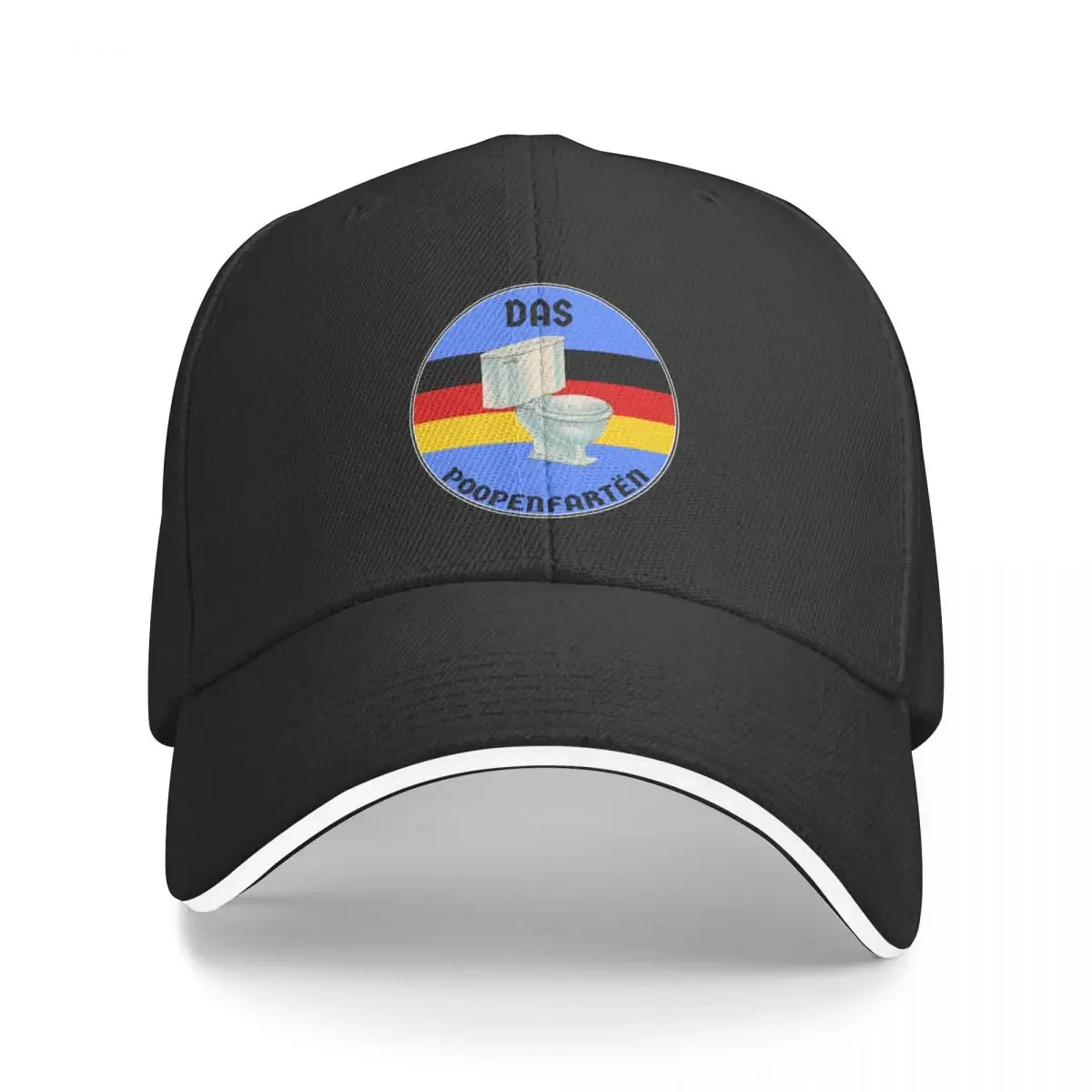 

Das poopenfarten german toilet humour fart meme Baseball Cap Golf Cap Luxury Cap Man Women's