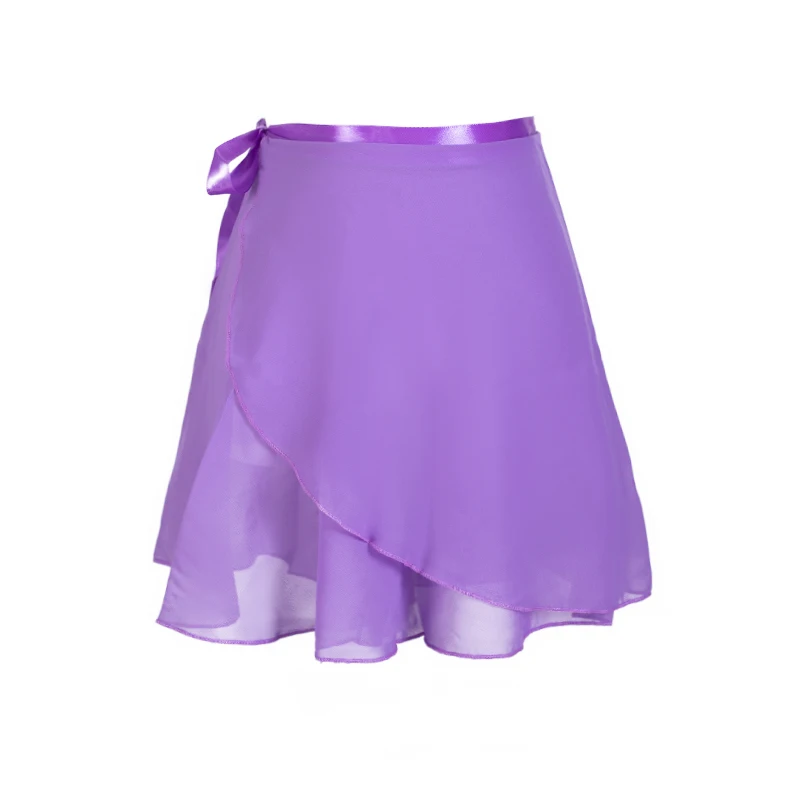 

Ballet Skirt Chiffon Solid Color Fragmented Flower Printing Practice 9-Color Ballet Skirt for Women and Children