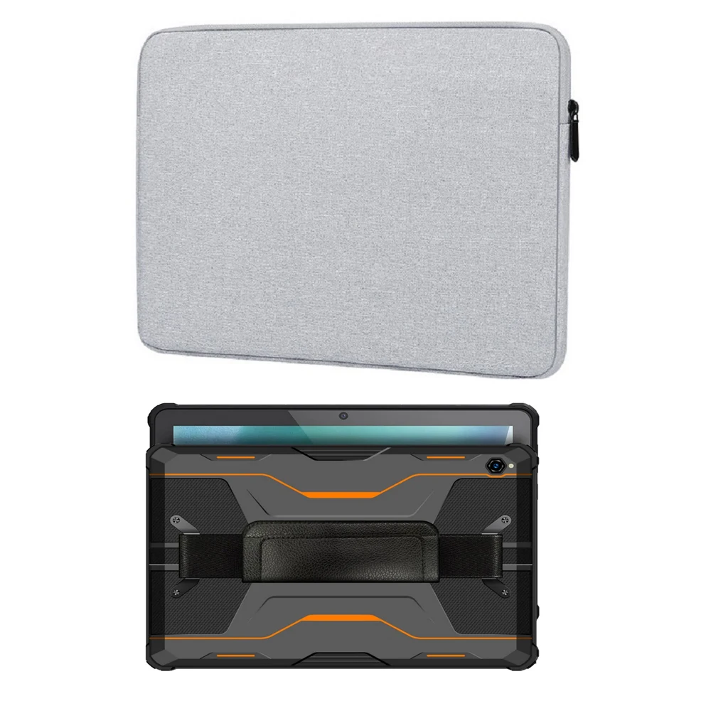 para Oukitel Rt2 Áspero Tablet Bolsa Impermeável Lona Manga Anti-risco Transportar Bolsa Anti-gota Cases Capa com Zip Bolsa