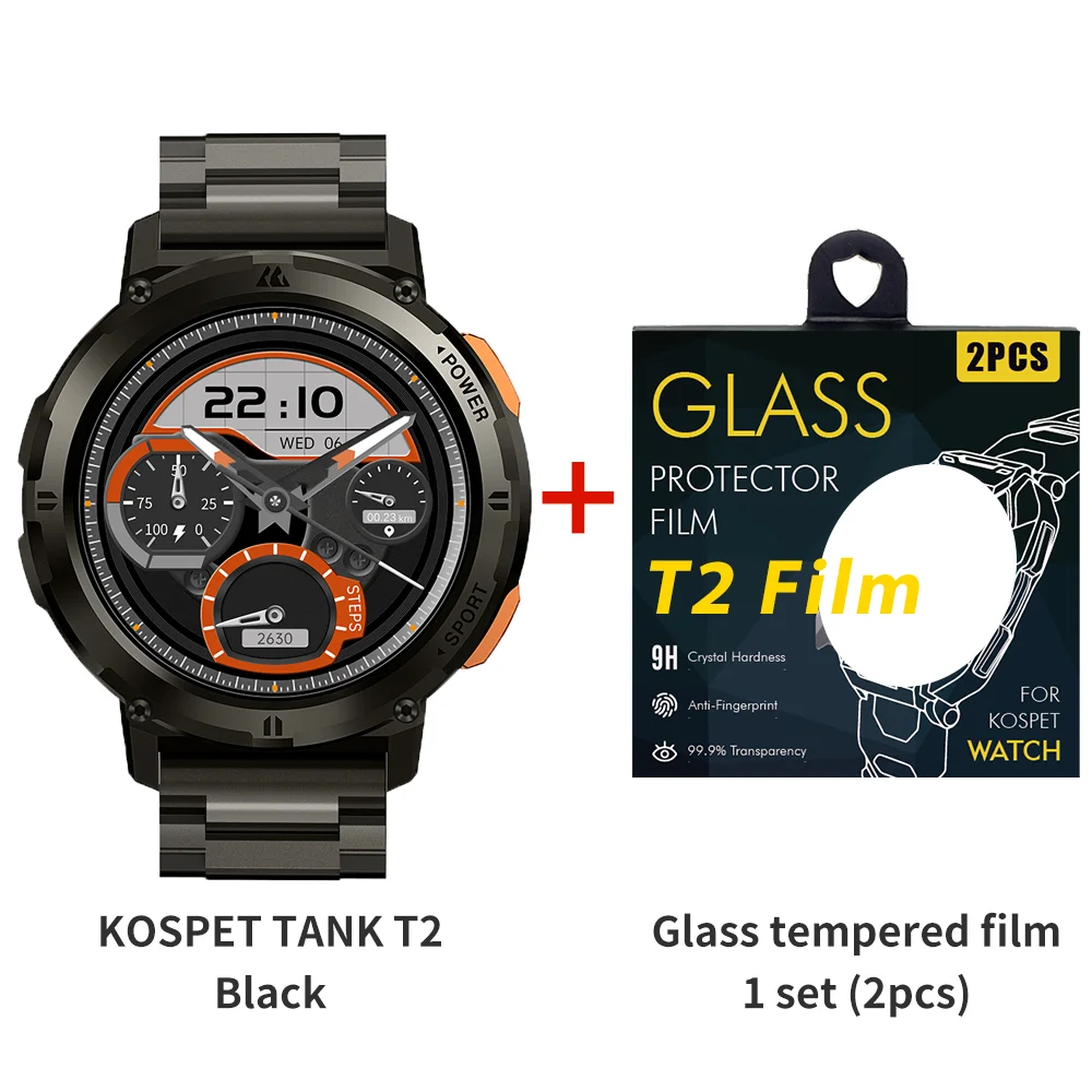 KOSPET TANK T2 Smartwatch, Black - Buy Online at Best Price in UAE