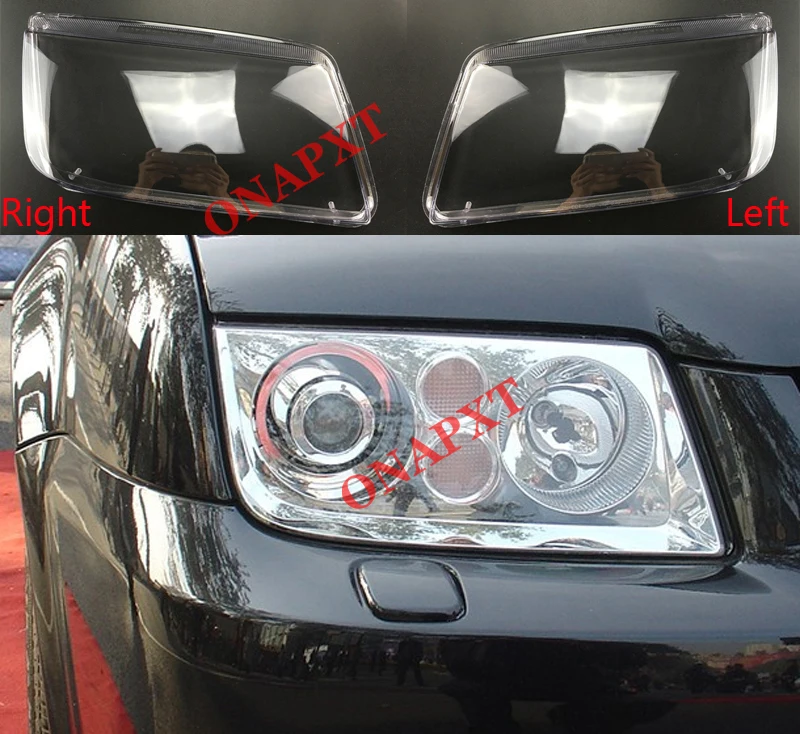 For Volkswagen Vw Bora 2000-2005 Car Front Transparent Headlight Cover ...