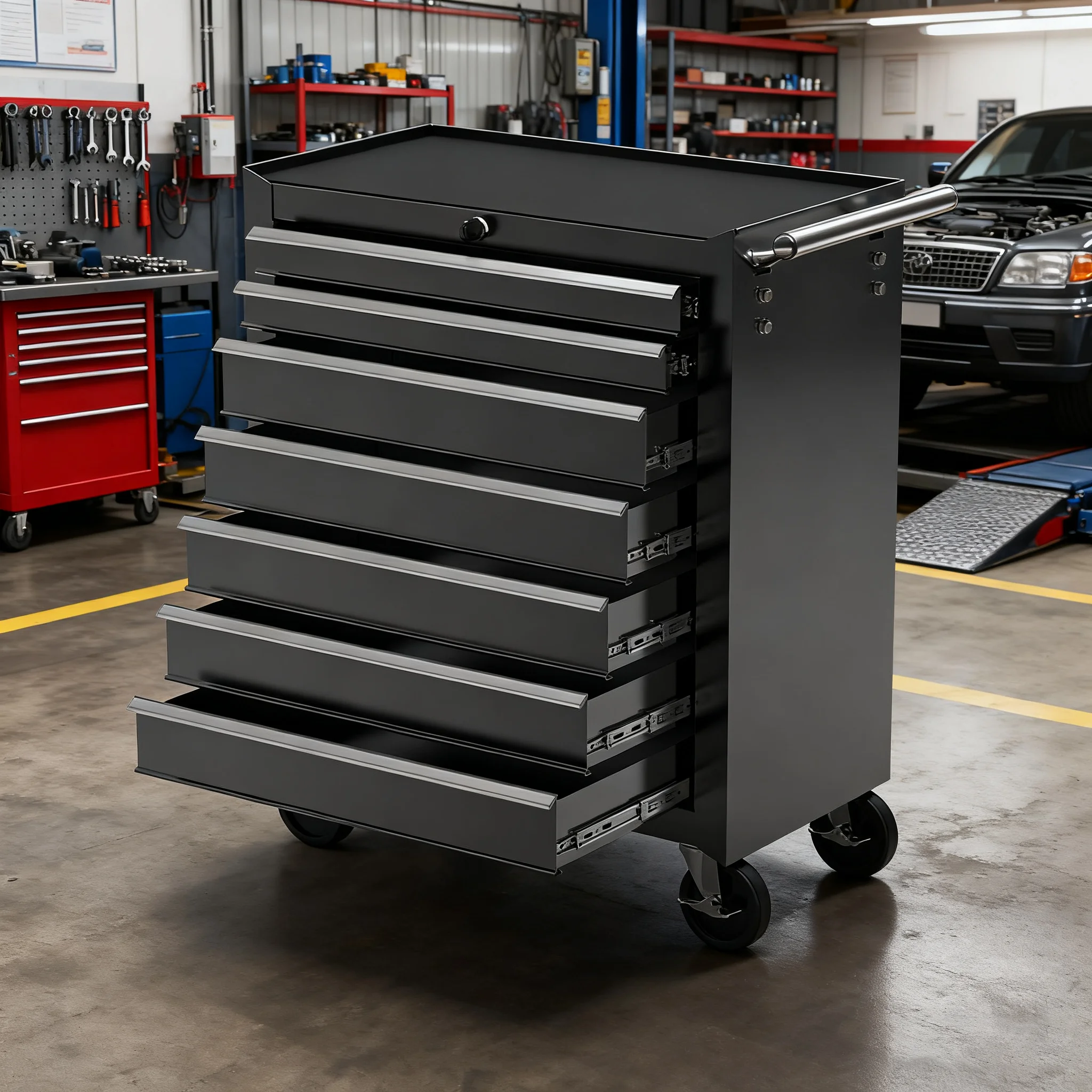 7-Drawer Tool Cabinet for Workshop