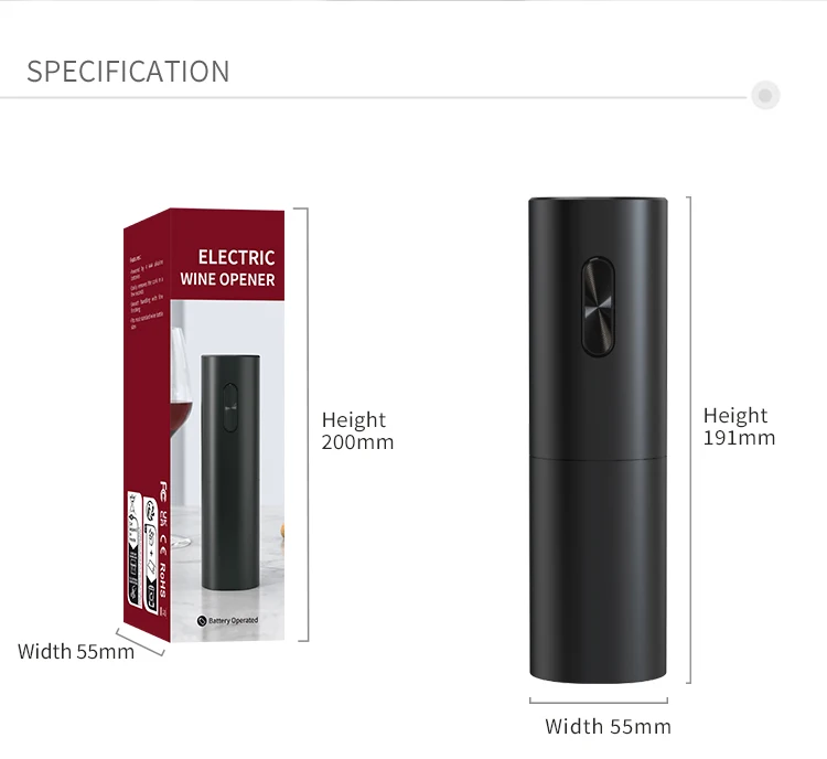 Electric Wine Bottle Opener Automatic Red Wine Corkscrew with Charging Base or Battery Powered Wine Tools Kitchen Products 17 küchexyz.de Se3f97610965a405ca74f9a2e3109f190F küchexyz.de Best Price | Fast Delivery |Quality Product Electric Wine Bottle Opener Automatic Red Wine Corkscrew with Charging Base or Battery Powered Wine Tools Kitchen Products