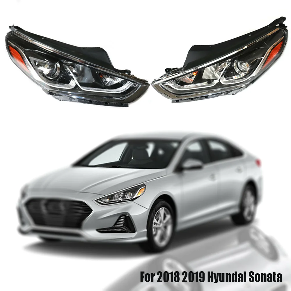 

Fit For 2018 2019 Hyundai Sonata Halogen Headlight Headlamp Driver Left Side LH or Right Passenger Side