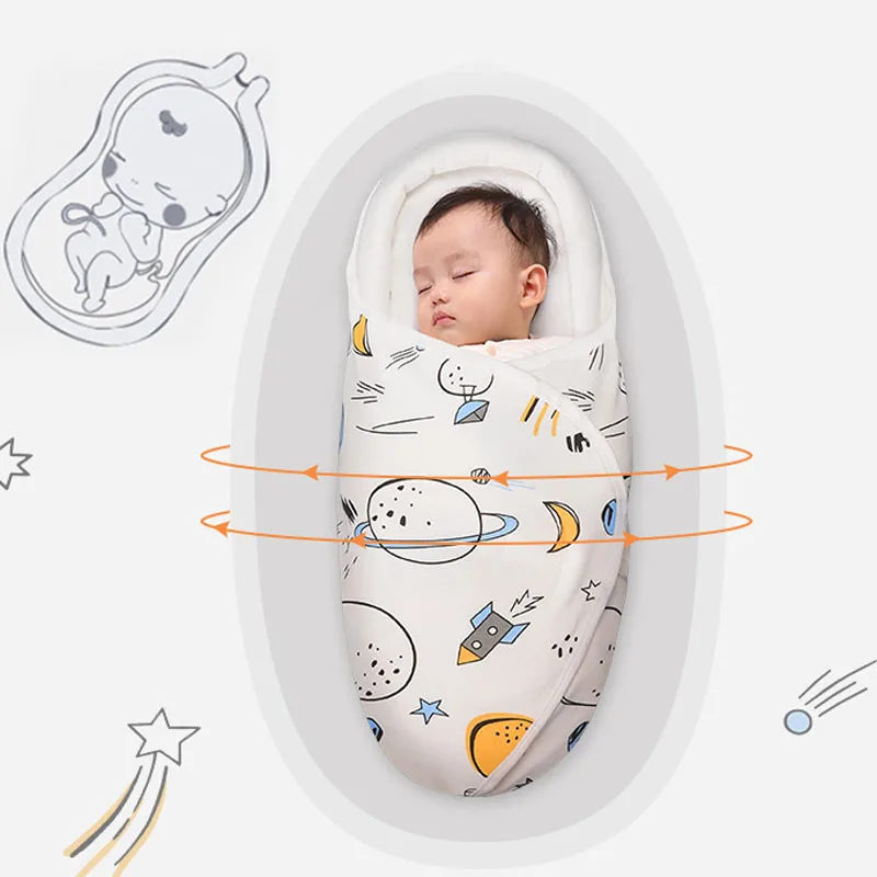 Baby Sleeping Bag 06months Envelopes For Newborns Baby Swaddling Wraps