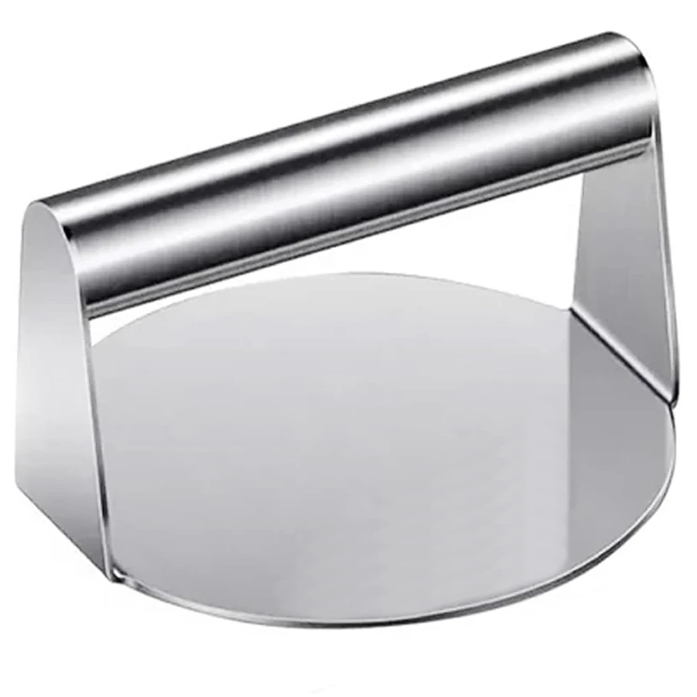 Hamburger Meat Press 430 Stainless Steel Circular Square Burger Meat Press Kitchen Tool Non-Stick Plate burger press burger maker