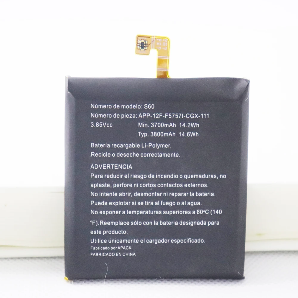 

5pcs 10pcs 20pcs S60 3800mAh Battery Replacement for CAT APP-12F-F57571-CGX-111