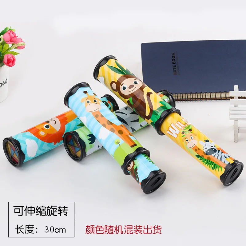 Scalable Rotation Kaleidoscope 30cm Magic Changeful Adjustable Fancy Colored World Toys For Children Autism Kid Puzzle Toy