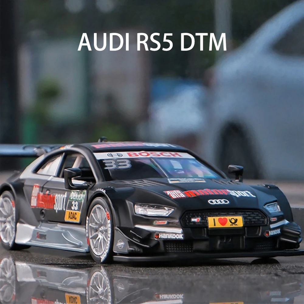 

1:32 Audi RS5 DTM сборная Автомобильная модернизация двойная дверь имитация гоночного автомобиля коллекция украшений праздничные подарки для взрослых