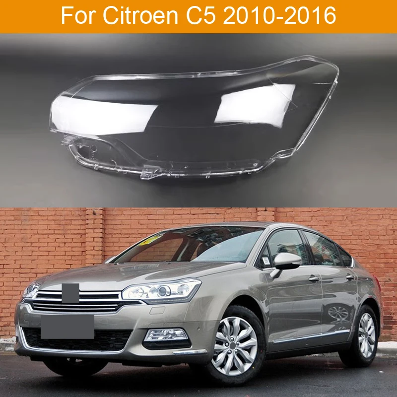 

Car Replacement Headlamp Caps For Citroen C5 2010-2016 Glass Headlight Cover Auto Transparent Lampshade Case Lamp Lens Shell