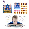 Children Montessori Toys Felt Finger Numbers Math Toy Counting Early Learning Intelligence Develop for Toddler Teaching Aid Kids 4