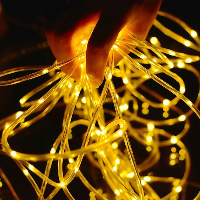 Outdoor Solar LED Rope Fairy Lights 2
