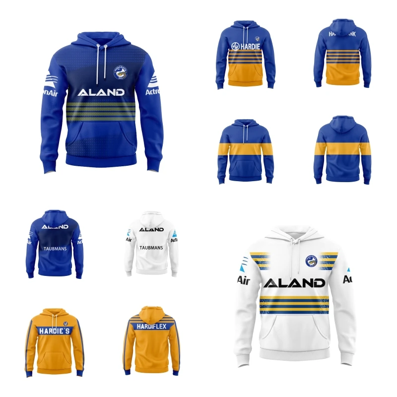 

2023-2424 Home / Away /arramatta Eels Retro Hoodie Rugby Jersey