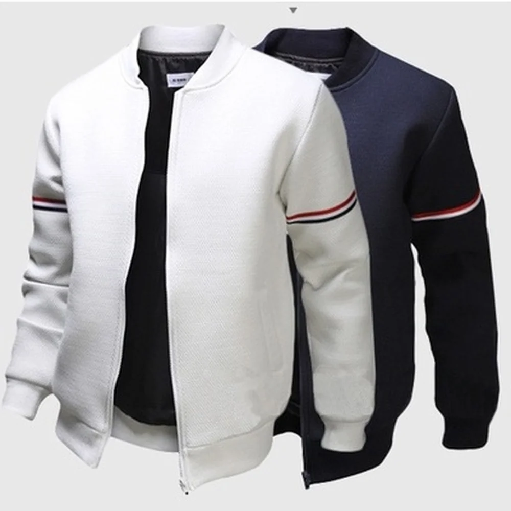 

New Men's Simple Cardigan Coat Slim Jacket