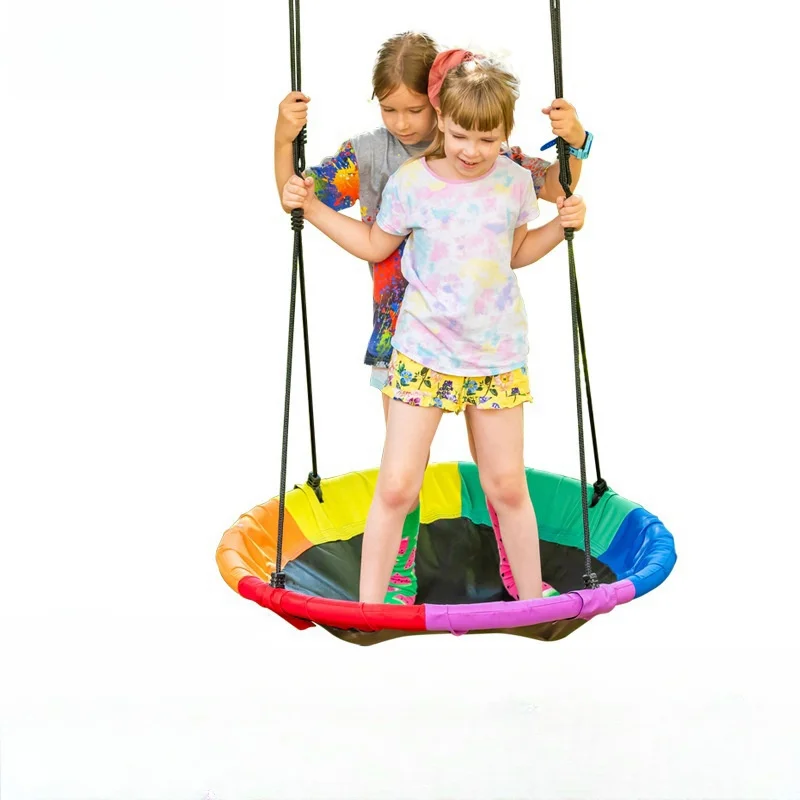 Garden Hammock Indoor Suspended Swing For Kid Hanging Rocking Chair Outdoor Oxford cloth is strong and wear-resistant Swing