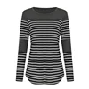 Casual Womens Pregnant Maternity Clothes Nursing Tops Breastfeeding T-Shirt Pregnancy Maternity Breastfeeding Striped 5