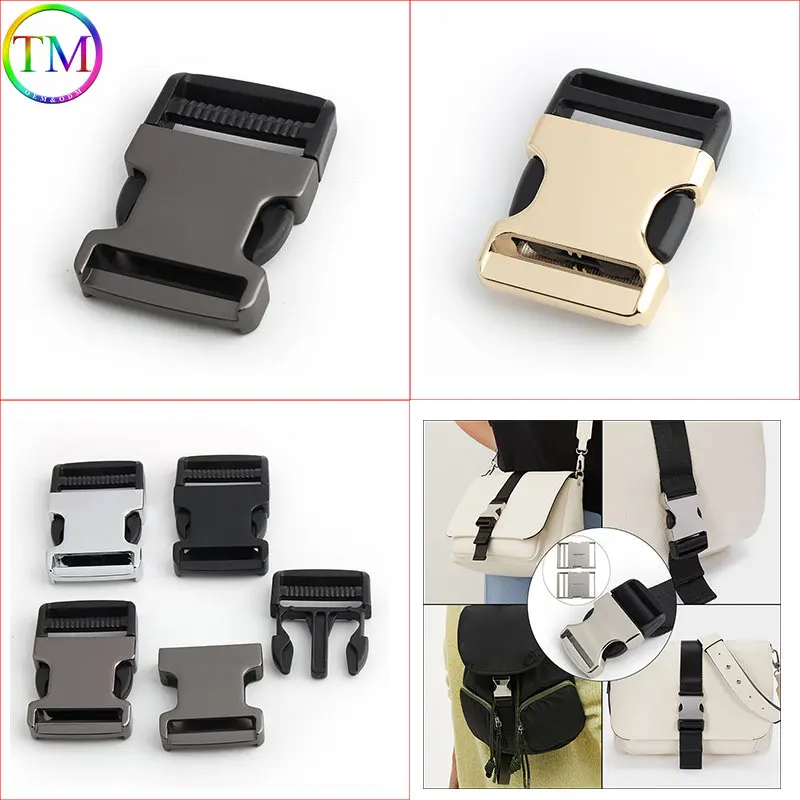 5-30 Pieces Plastic Contoured Webbing Detach Buckle Adjustable Side Quick Release Buckles Diy Bag Backpack Sewing Accessories