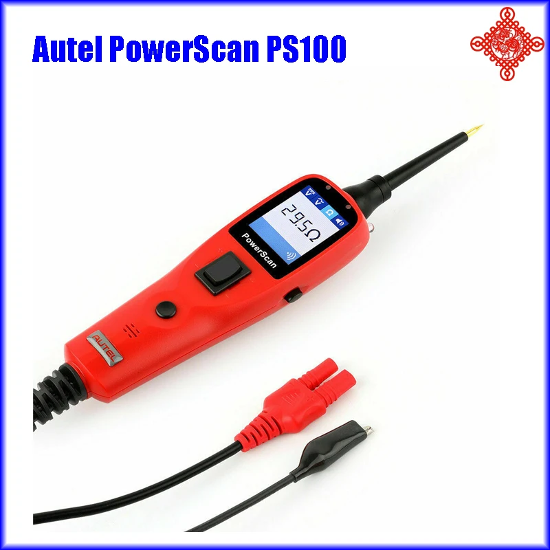 

Диагностический сканер Autel PowerScan PS100, комплект зондов для электрической системы, 12 В/24 В, испытательные выводы и измерительные приборы для авторемонта