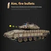 Rc Car Tank 2.4g Main Battle Simulation Tank Large Adult Remote Control Electric Military Model Boy Toy Car Boy Birthday Gift 2