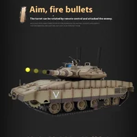 Rc Car Tank 2.4g Main Battle Simulation Tank Large Adult Remote Control Electric Military Model Boy Toy Car Boy Birthday Gift 2