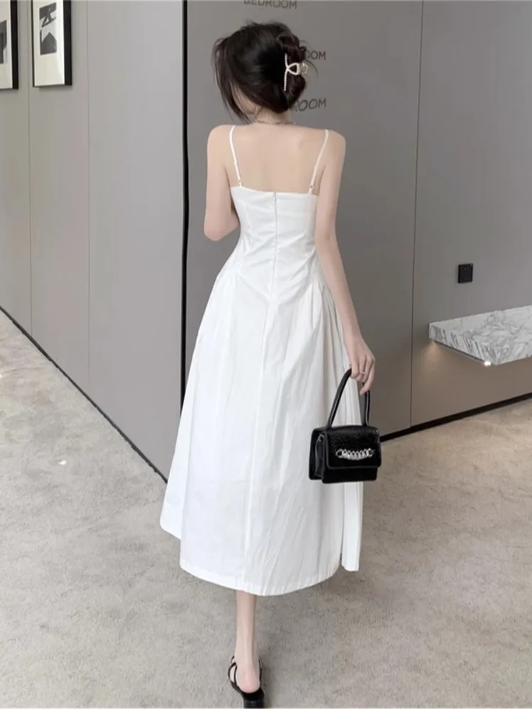 Qgz 일곱 공주 섹시한 정장 가운 오픈 백 허리 장착 Strapless 탱크 드레스 특별 행사를위한 하이 엔드 Feelgown