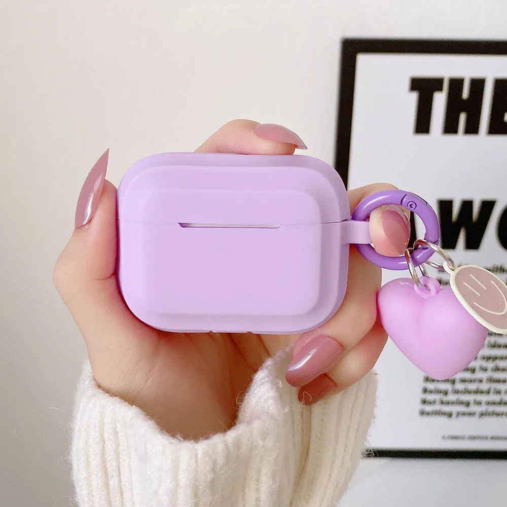 Pro Case Purple Silicone Airpod Case Protective Case Light Purple