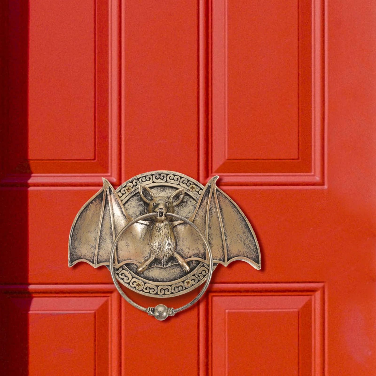 

Door Knocker Bat Shape Door Handle Knocker Front Door Knocker Door Decor