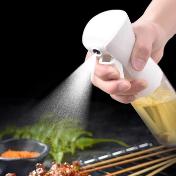Flacone spray per olio da 200 ml barbecue olio da cucina olio d'oliva pressione gas cucina flacone spray in plastica vaso spray per olio 1