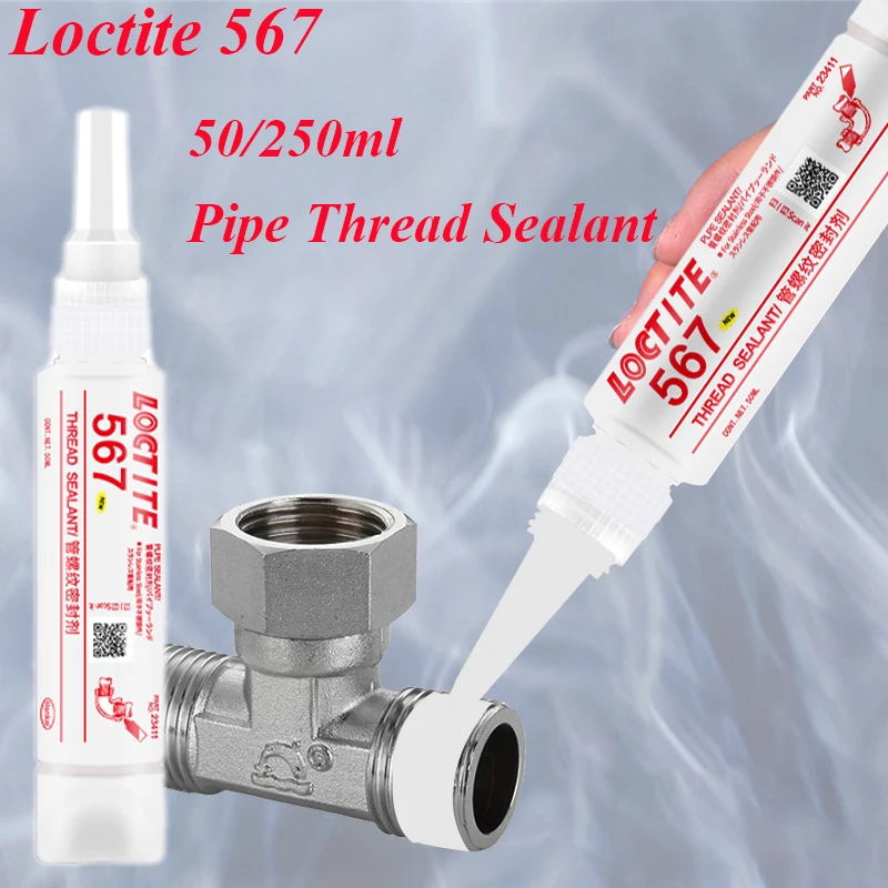 Sigillante Per Filettature Per Tubi 50/250Ml Loctite 567 Adesivo Sigillante Per Filettature Metalliche Colla Anaerobica Forte Invece Di Nastro Liquido