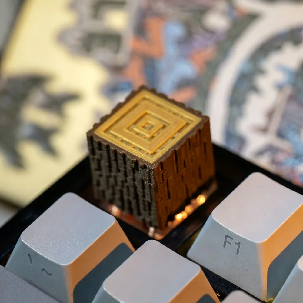 Pixel Art Wooden Keyboard: A Must-Have for Gamers and Enthusiasts