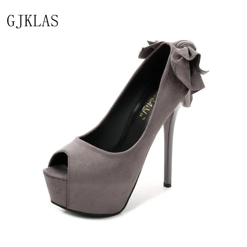 

Platform Shoes Women Peep Toe Stiletto Heels Sexy Ladies Shoes and Sandals Elegant Dress Pumps Women Shoes with Bow High Heels
